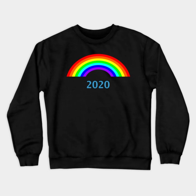 2020 Rainbow Crewneck Sweatshirt by ellenhenryart